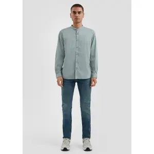 Long Sleeve Polo Shirt with Embroidered Logo QS image-1