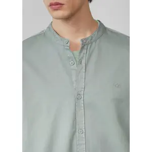 Long Sleeve Polo Shirt with Embroidered Logo QS image-3