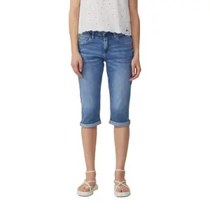 3/4 Slim Jeans with Mid-Rise Women's Waist QS Catie image-2