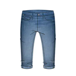 3/4 Slim Jeans with Mid-Rise Women's Waist QS Catie image-6