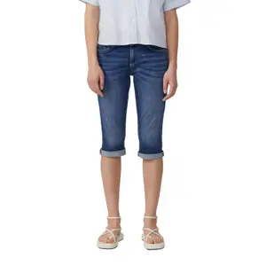3/4 Slim Jeans with Mid-Rise Women's Waist QS Catie image-2