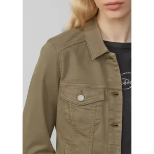 Women's Fitted Denim Jacket QS image-0