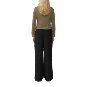 Women's Fitted Denim Jacket QS image-2