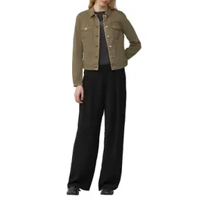 Women's Fitted Denim Jacket QS image-3