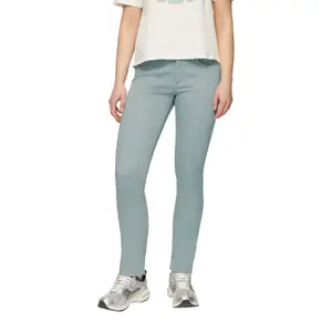 Comfortable Stretch Cotton Mid-Rise Slim Jeans for Women QS Catie image-2