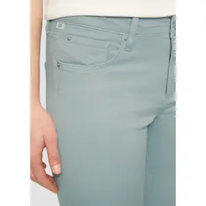 Comfortable Stretch Cotton Mid-Rise Slim Jeans for Women QS Catie image-3