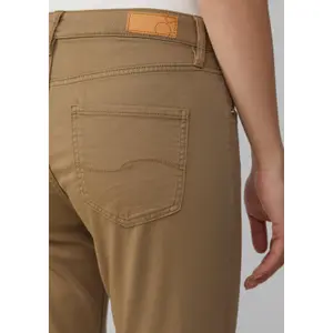 Comfortable Stretch Cotton Mid-Rise Slim Jeans for Women QS Catie image-5