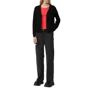Women's Drop Shoulder Cardigan QS image-4