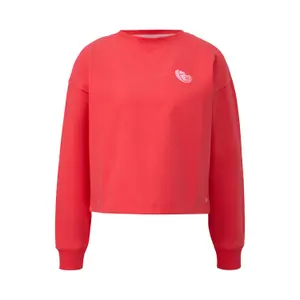 Embroidered Boxy Fit Sweatshirt for Women QS image-0