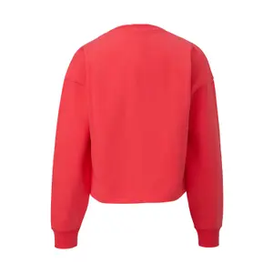 Embroidered Boxy Fit Sweatshirt for Women QS image-1