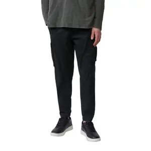 Stretch Cotton Twill Cargo Trousers QS image-2