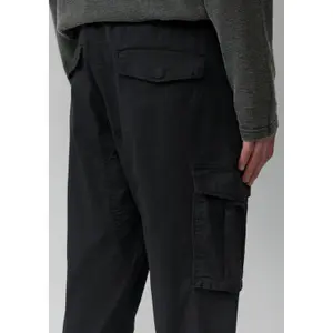 Stretch Cotton Twill Cargo Trousers QS image-3
