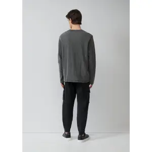 Stretch Cotton Twill Cargo Trousers QS image-4