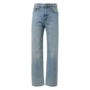 Mid-Rise Straight Jeans with 5 Pockets QS Pete image-0