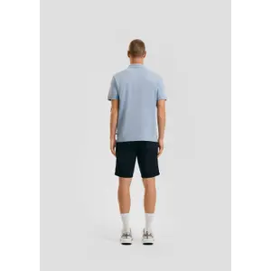Short Chino Style John in Stretch Cotton with Cuffs QS image-1