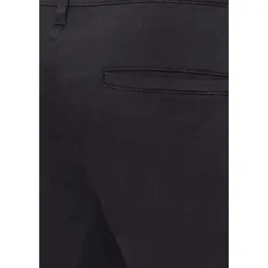 Short Chino Style John in Stretch Cotton with Cuffs QS image-3