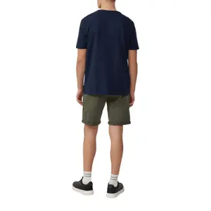 Short Chino Style John in Stretch Cotton with Cuffs QS image-5