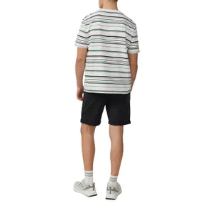 Short Chino Style John in Stretch Cotton with Cuffs QS image-4