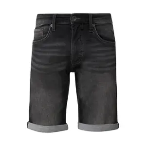 Mid-Rise Classic Cut Denim Shorts QS John image-6