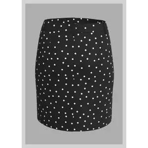 Printed Cotton Midi Pencil Skirt for Women QS image-1