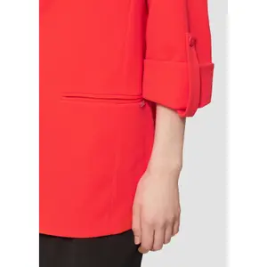 Women's Interlock Knit Blazer QS image-3