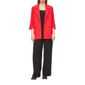 Women's Interlock Knit Blazer QS image-6