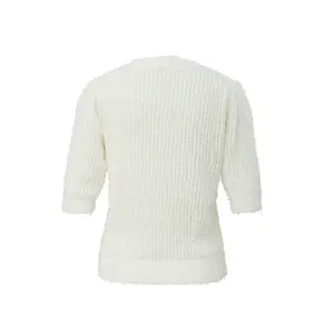 Woman's Effect Yarn Pullover QS image-1