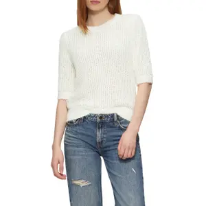 Woman's Effect Yarn Pullover QS image-2