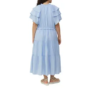 Women’s Midi Dress with Ruffle Details QS image-5