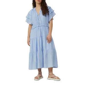 Women’s Midi Dress with Ruffle Details QS image-6