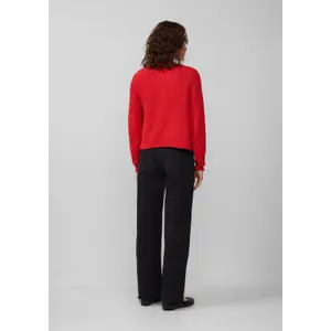 Woven Ribbon Yarn Cardigan Women QS image-4