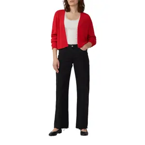Woven Ribbon Yarn Cardigan Women QS image-6