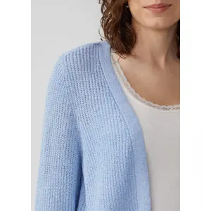 Woven Ribbon Yarn Cardigan Women QS image-3