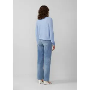 Woven Ribbon Yarn Cardigan Women QS image-4