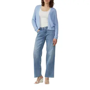 Woven Ribbon Yarn Cardigan Women QS image-6