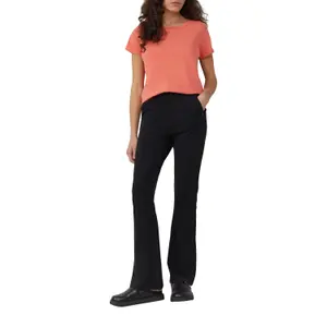 T-shirt round neck woman QS image-4