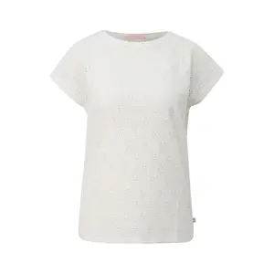 Embroidered Design T-Shirt Women QS image-0