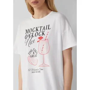 Γυναικείο T-shirt QS Mocktail O'Clock image-3