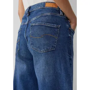 High Waist Stretch Wide Leg Jeans for Women QS Catie image-1