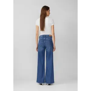 High Waist Stretch Wide Leg Jeans for Women QS Catie image-2