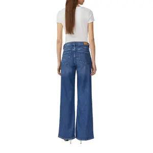 High Waist Stretch Wide Leg Jeans for Women QS Catie image-3