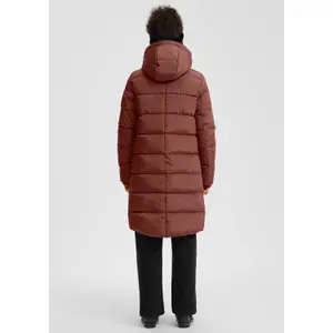 Women's Padded Hooded Long Coat QS image-4