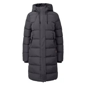 Women's Padded Hooded Long Coat QS