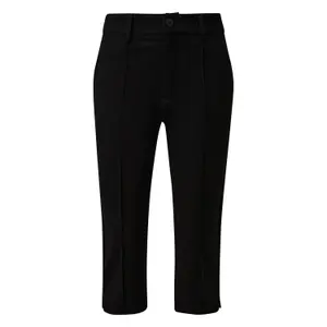 Women's Stretch Fabric Slim Fit Capri Trousers QS image-0
