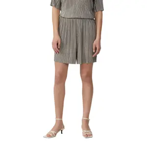 High-Waisted Light Pleated Skirt for Women QS image-2