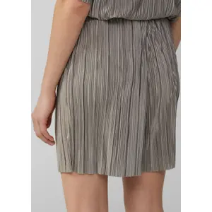 High-Waisted Light Pleated Skirt for Women QS image-3