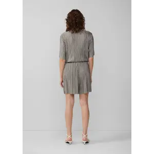 High-Waisted Light Pleated Skirt for Women QS image-4