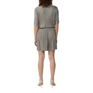 High-Waisted Light Pleated Skirt for Women QS image-5