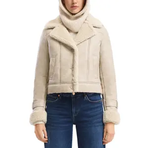 Short Lambskin Jacket Women QS image-2