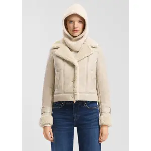 Short Lambskin Jacket Women QS image-6